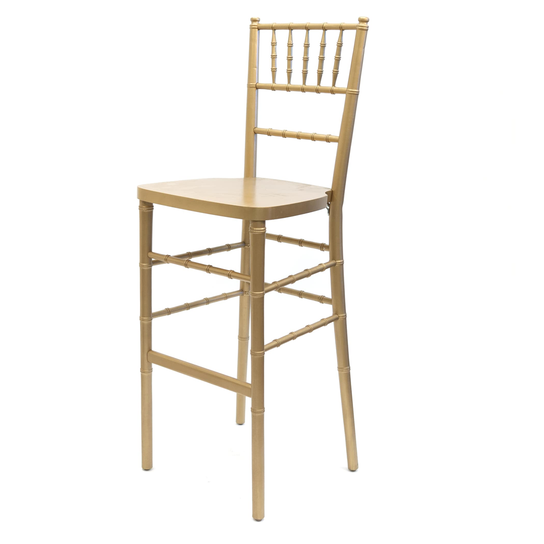 Gold barstool rental